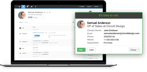 Zoho Interface Zoho integration interface