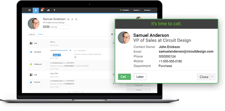 Zoho Interface Zoho integration interface